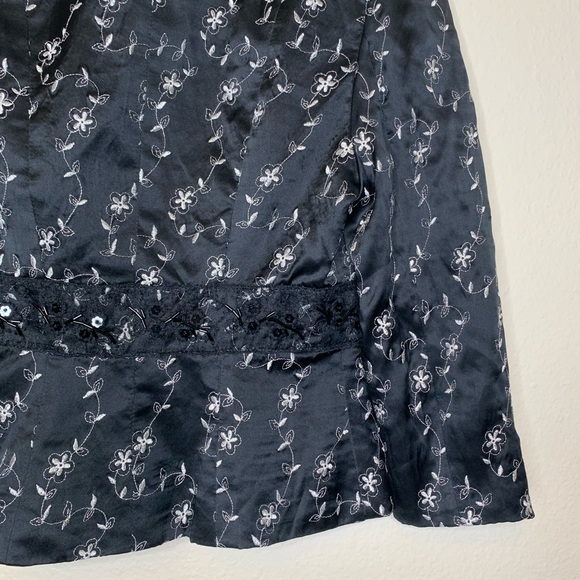 Betsey Johnson Silk Black Vintage Blazer - Picture 4 of 8